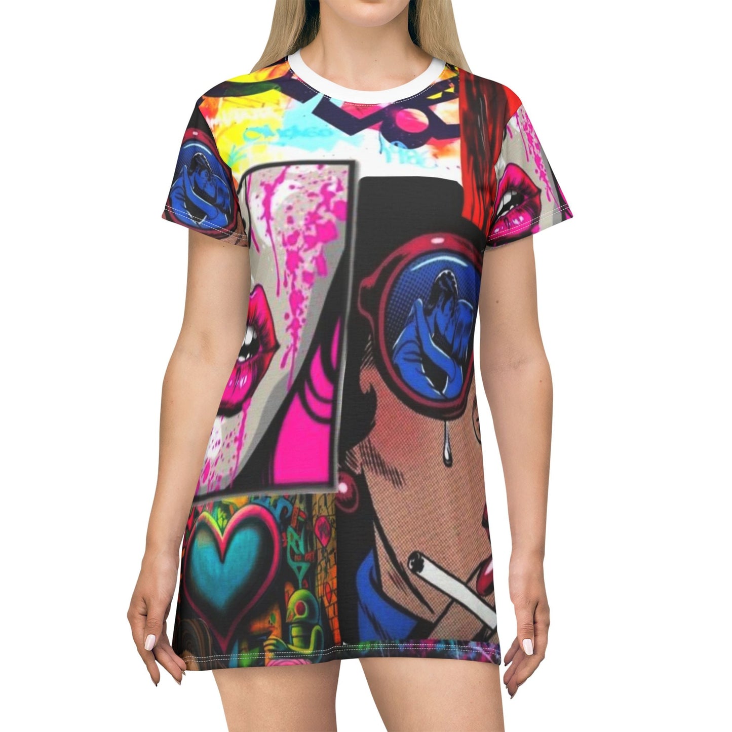 T-Shirt Dress (AOP)