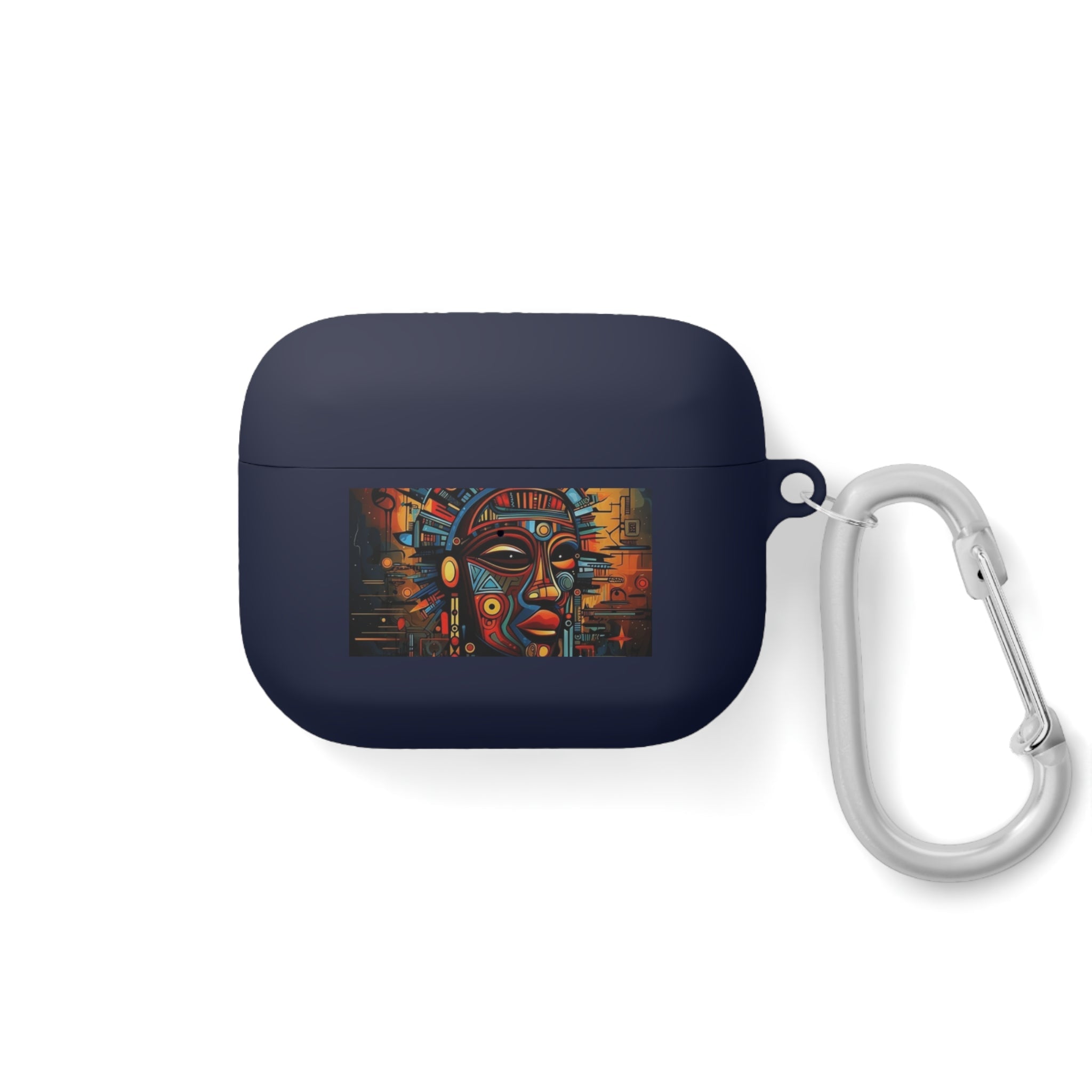 Tribal AirPods Case Cover, Unique Wireless Earbud Holder, Gift for Music Lovers, Vibrant Art Accessory, Great for Festivals