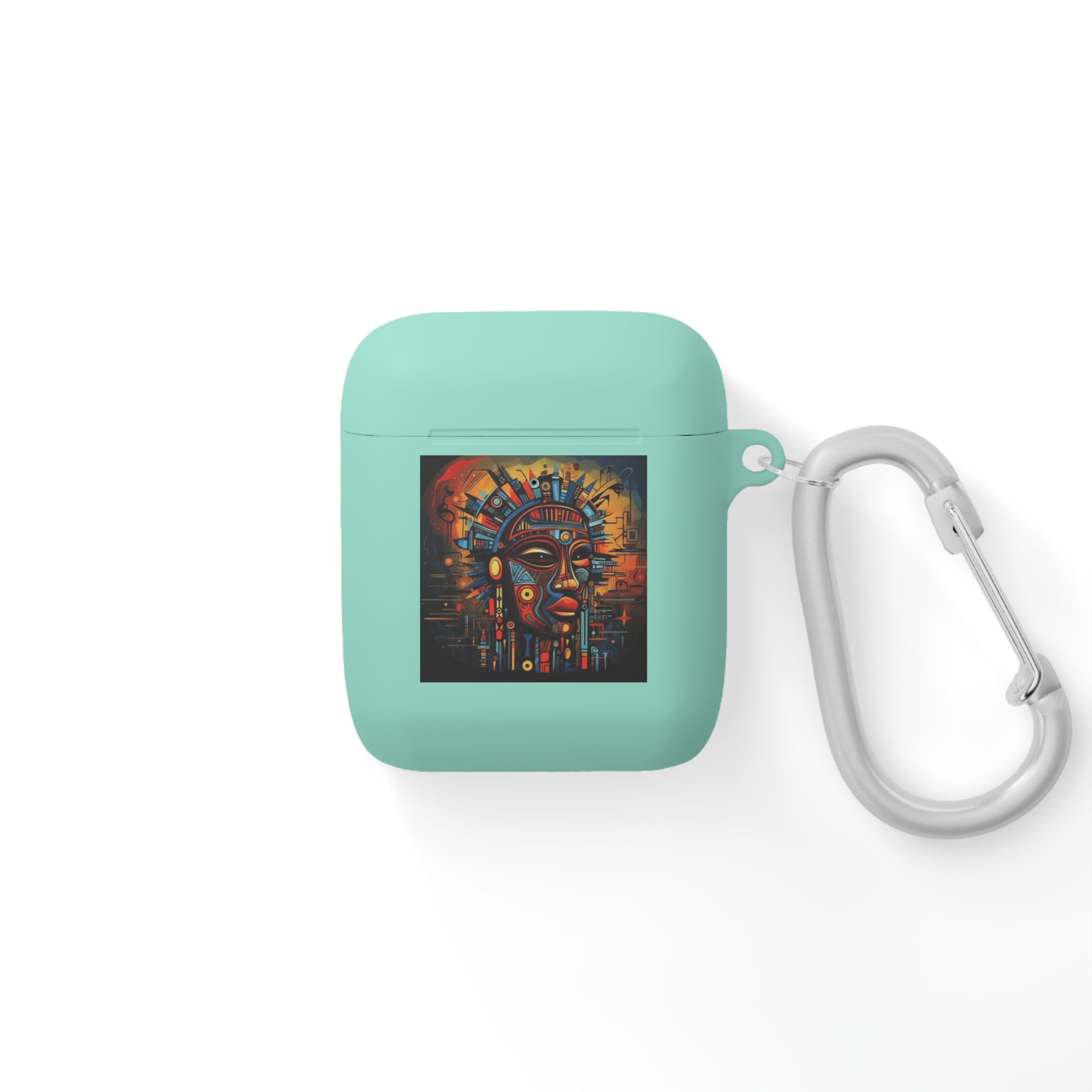Tribal AirPods Case Cover, Unique Wireless Earbud Holder, Gift for Music Lovers, Vibrant Art Accessory, Great for Festivals