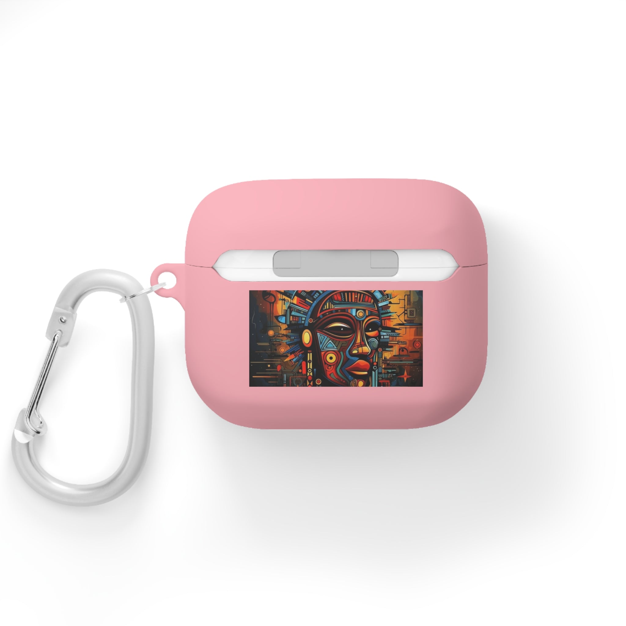 Tribal AirPods Case Cover, Unique Wireless Earbud Holder, Gift for Music Lovers, Vibrant Art Accessory, Great for Festivals