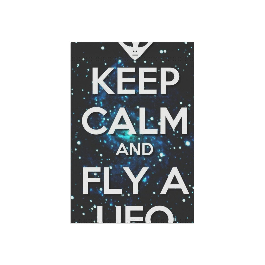 UFO Garden Banner, Alien Flag🔖, Outdoor Decoration, Yard Art, Unique Home Decor, Cosmic Vibes, Space Lover Gift, Garden Flags