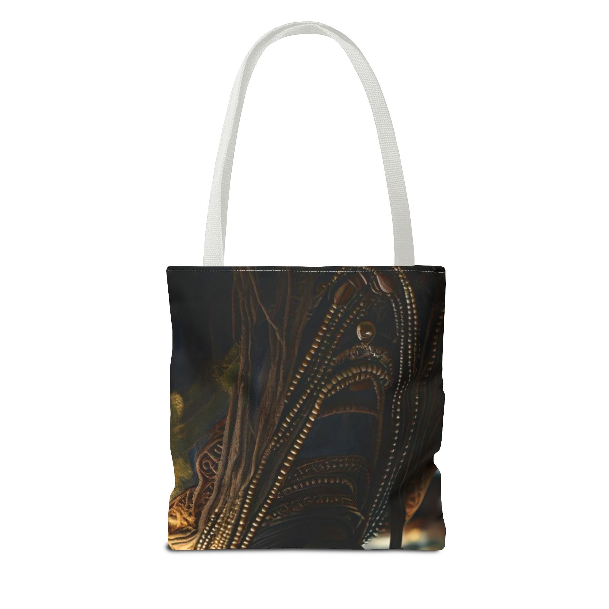 Unique Artistic Tote Bag, Bohemian Style Bag, Eco-Friendly Shopping Tote, Fashionable Beach Bag, Ethnic Print Carryall