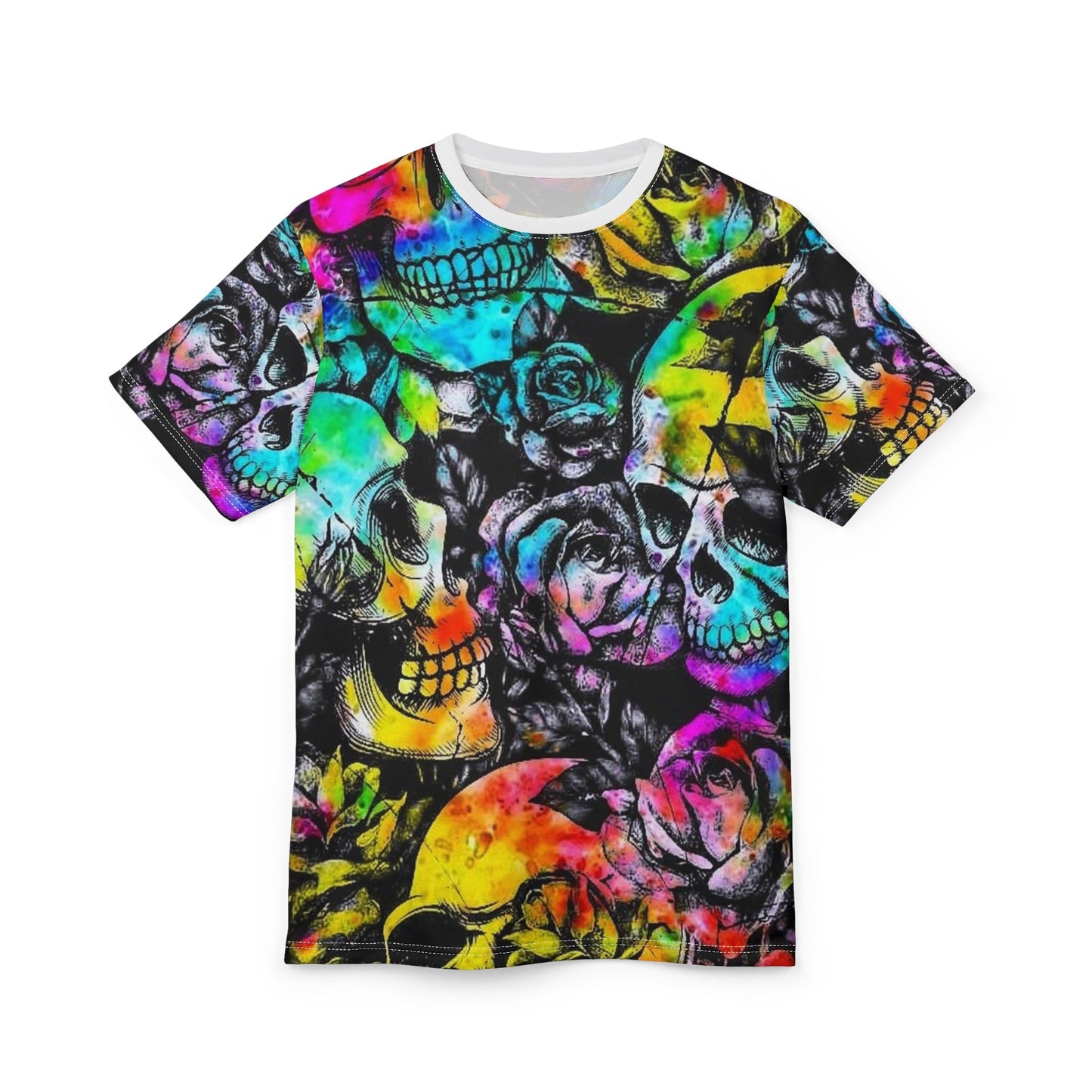 Skull Roses  Shirt Tee (AOP)