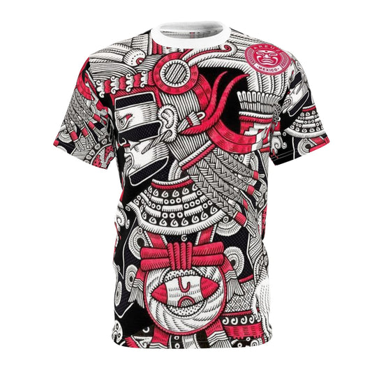 Aztec Shirt  Tee (AOP)red tags