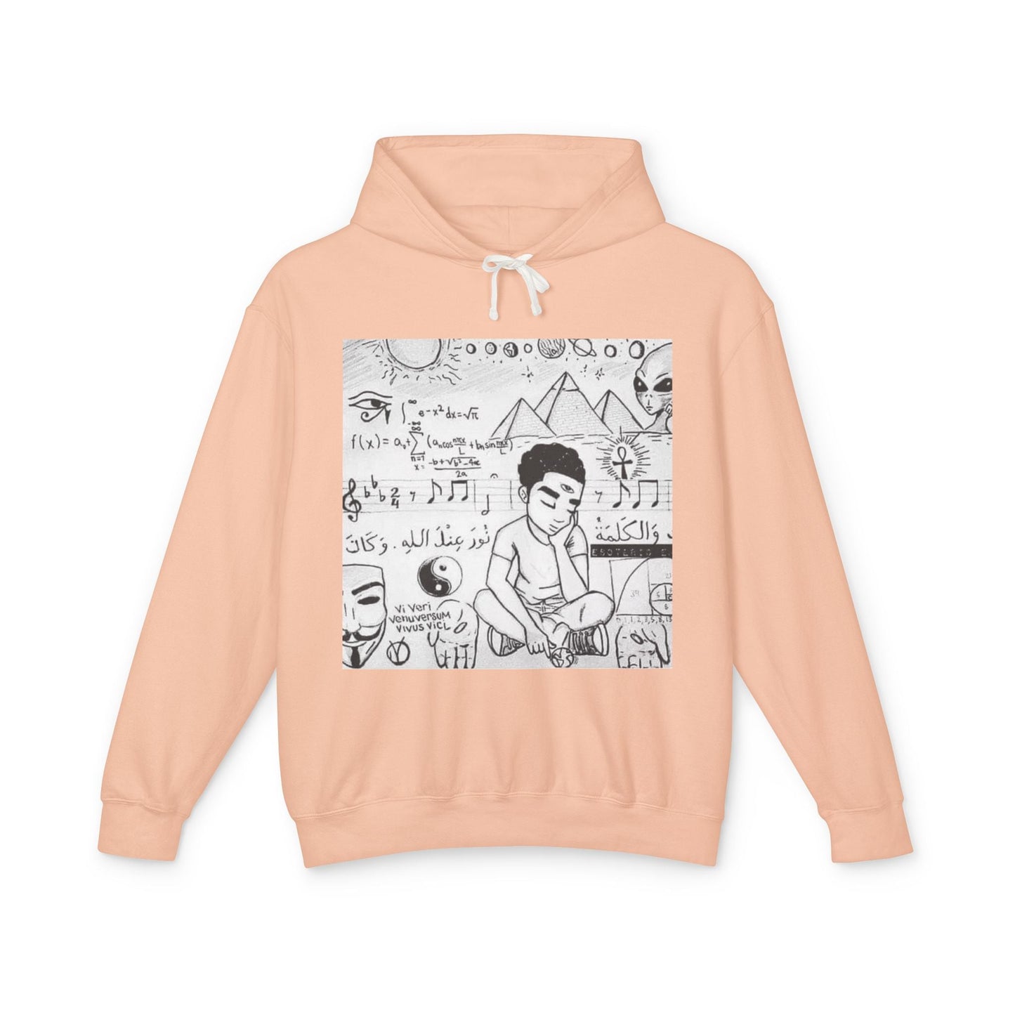 Unisex Lightweight Hooded Sweatshirt