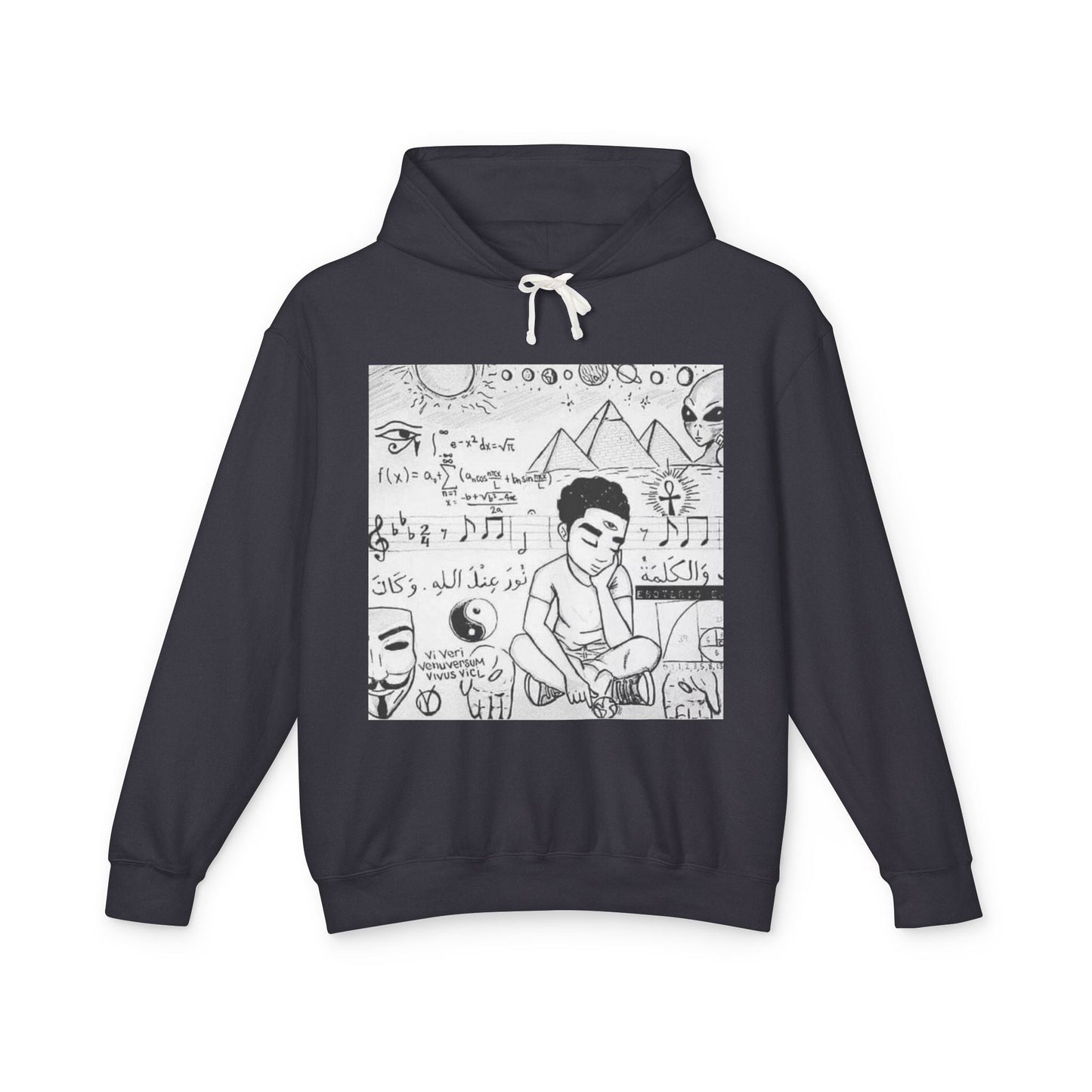 Unisex Lightweight Hooded Sweatshirt