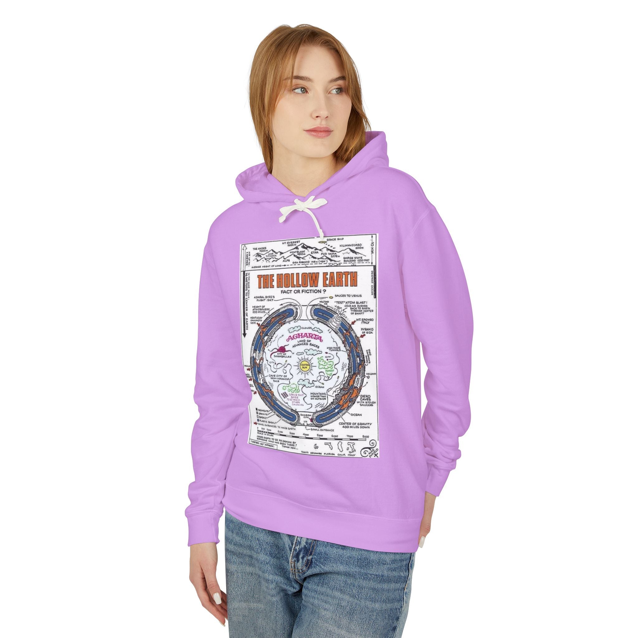 Unisex Lightweight Hooded Sweatshirt