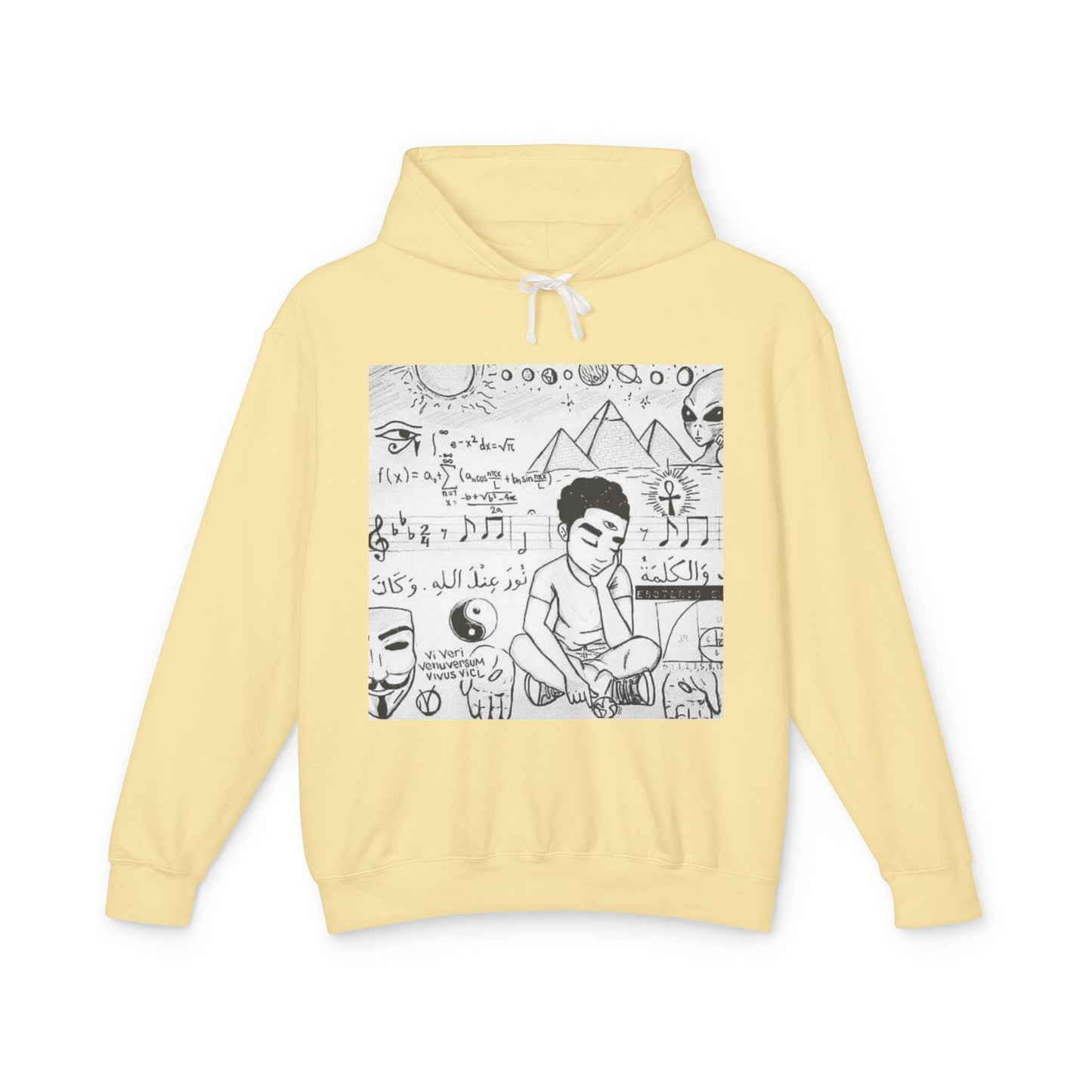 Unisex Lightweight Hooded Sweatshirt