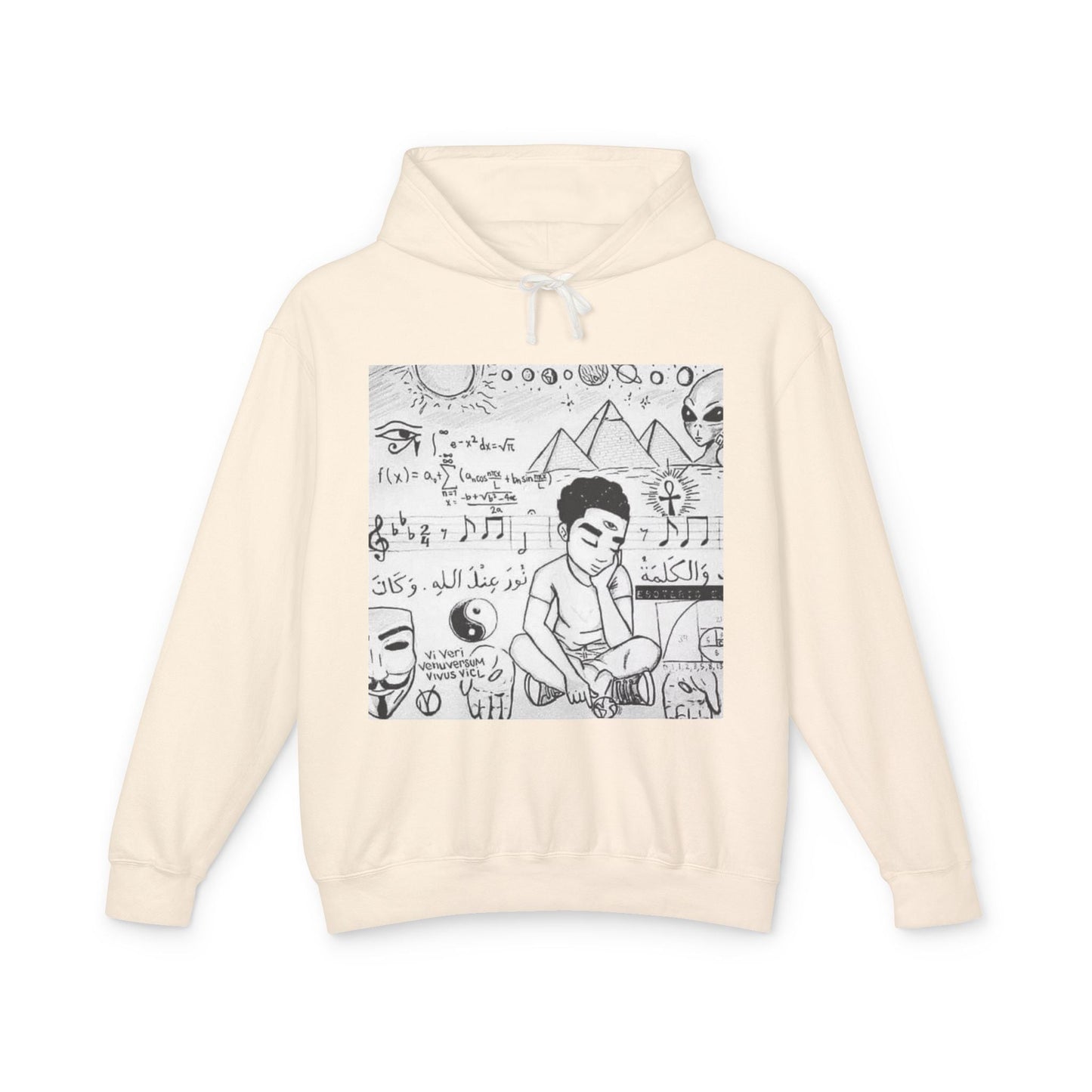Unisex Lightweight Hooded Sweatshirt