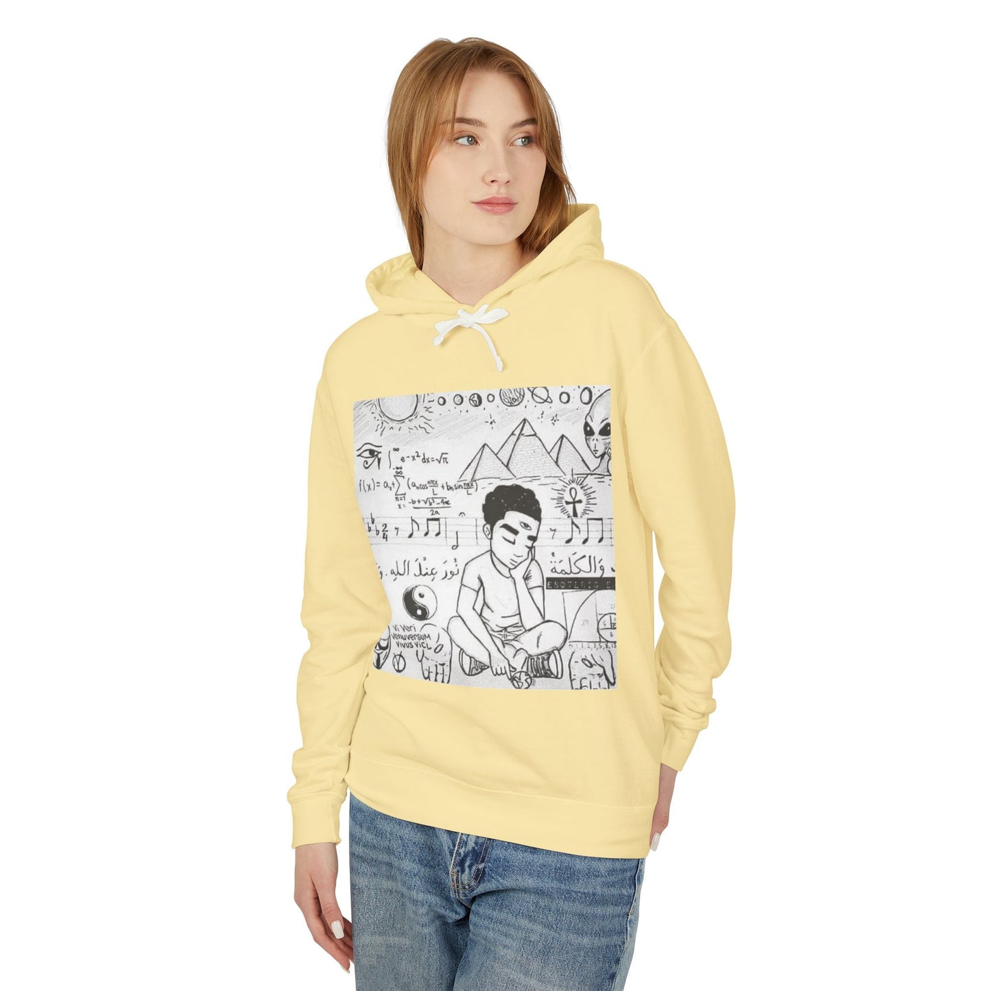Unisex Lightweight Hooded Sweatshirt