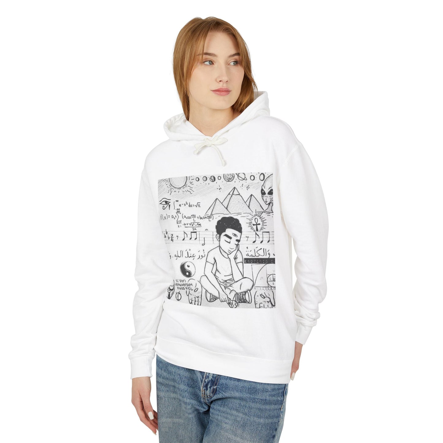 Unisex Lightweight Hooded Sweatshirt