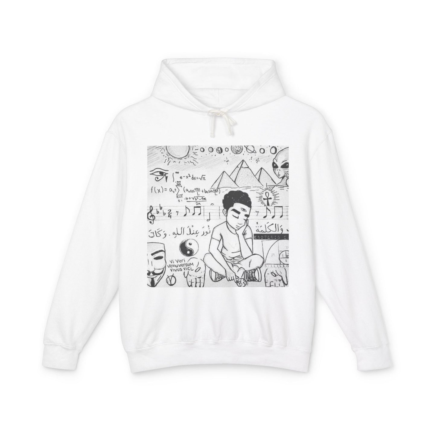 Unisex Lightweight Hooded Sweatshirt