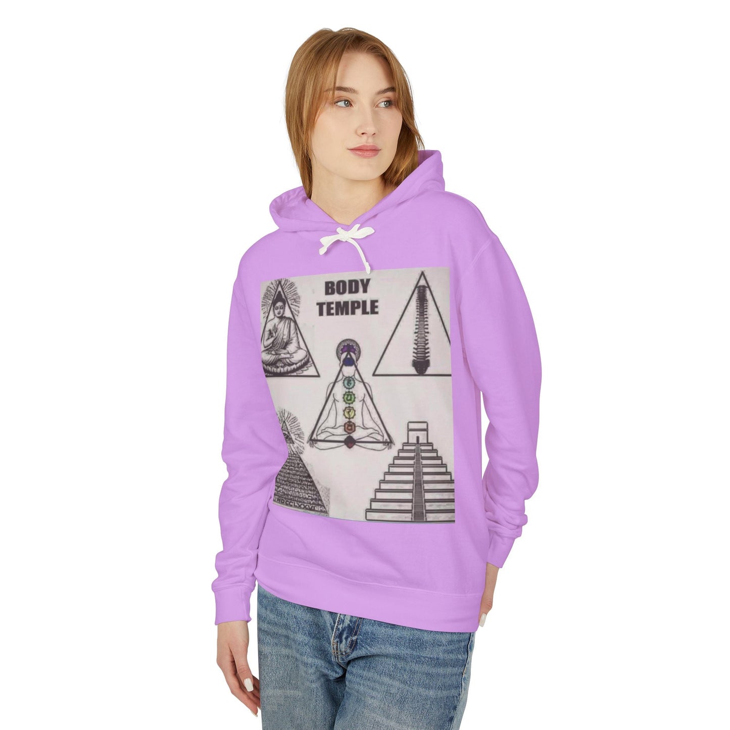 Unisex Lightweight Hooded Sweatshirt