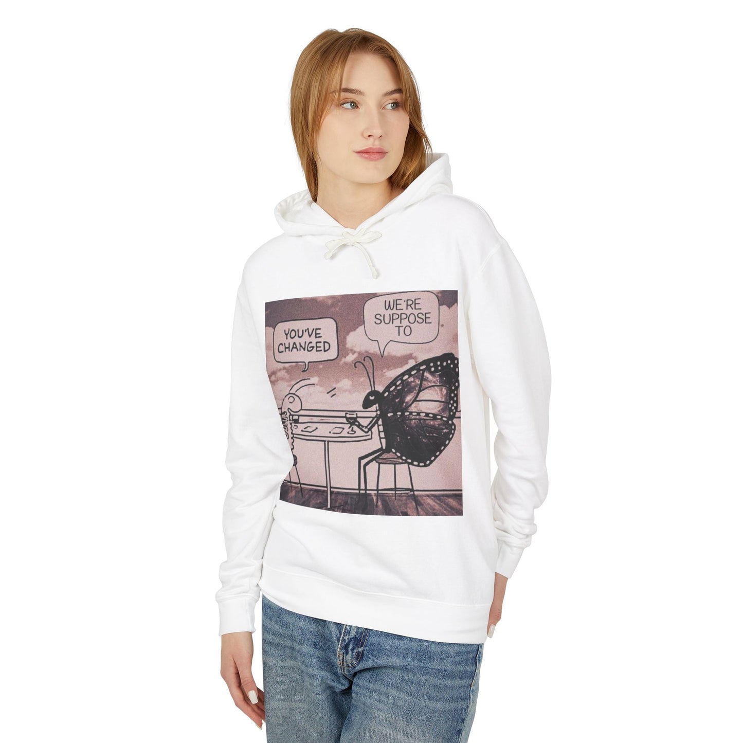 Unisex Lightweight Hooded Sweatshirt