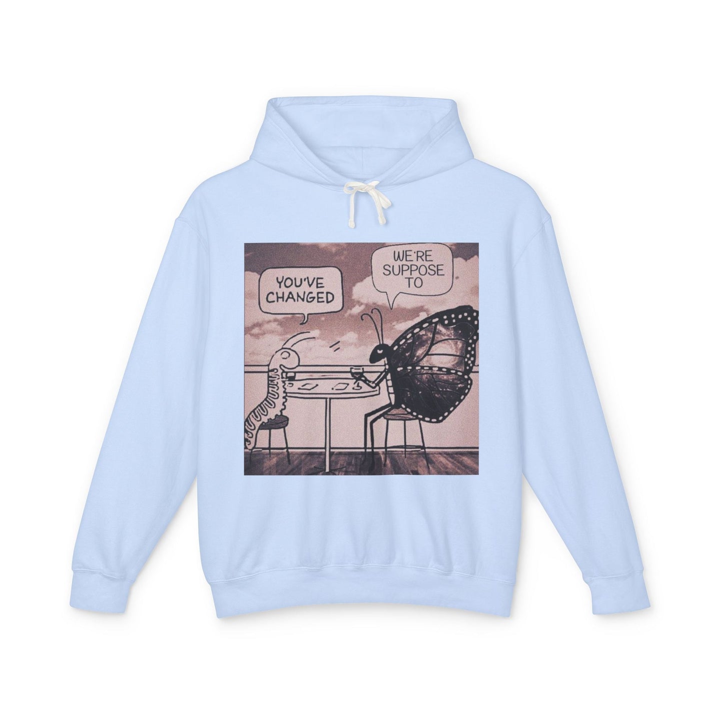 Unisex Lightweight Hooded Sweatshirt