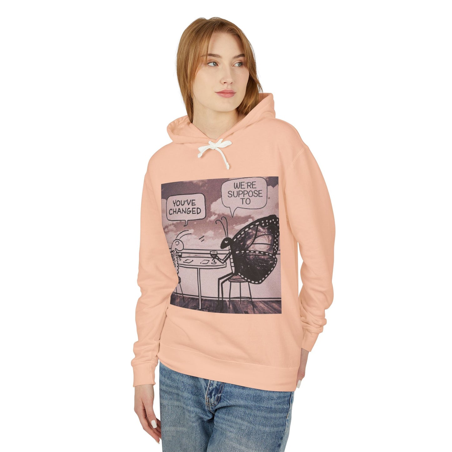 Unisex Lightweight Hooded Sweatshirt