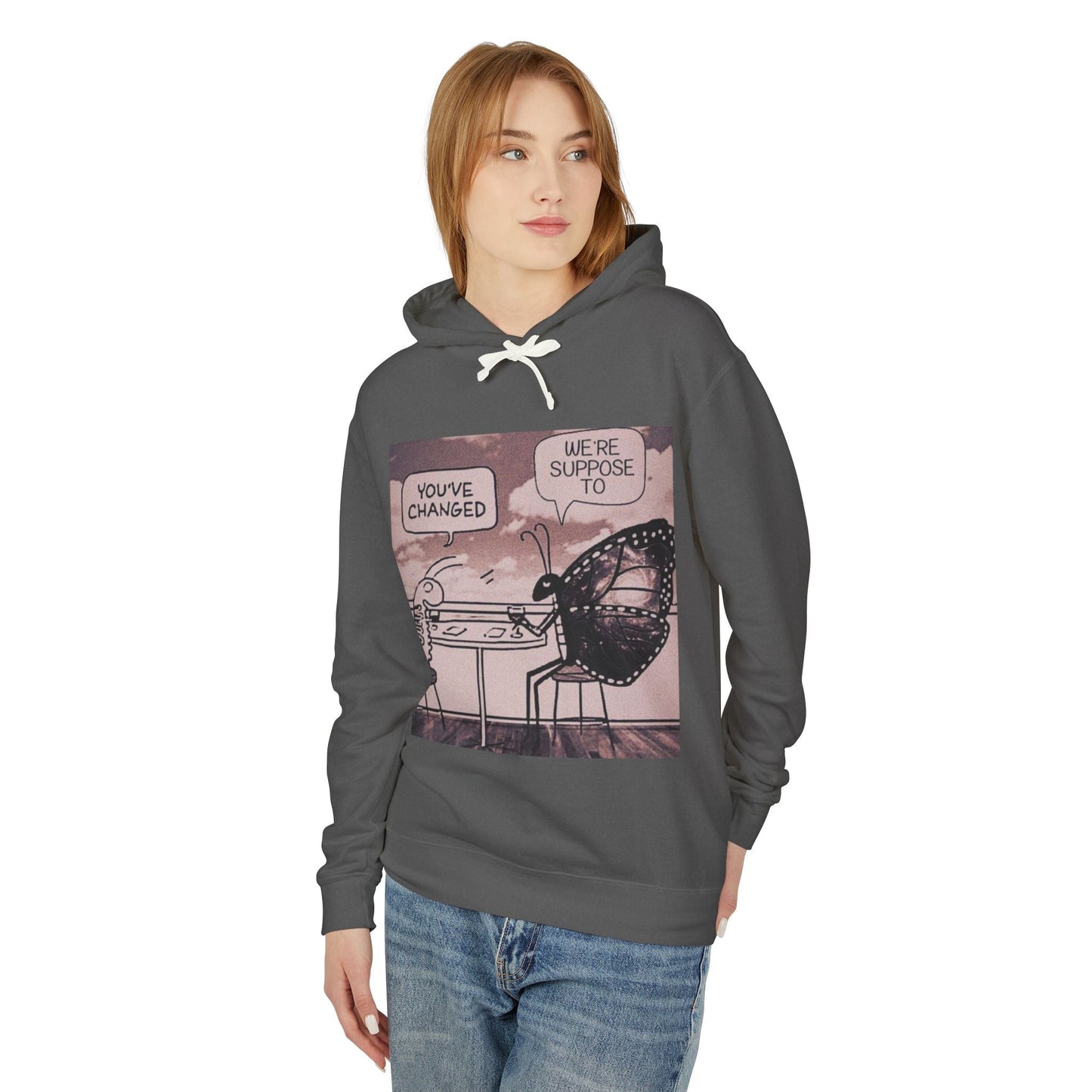 Unisex Lightweight Hooded Sweatshirt