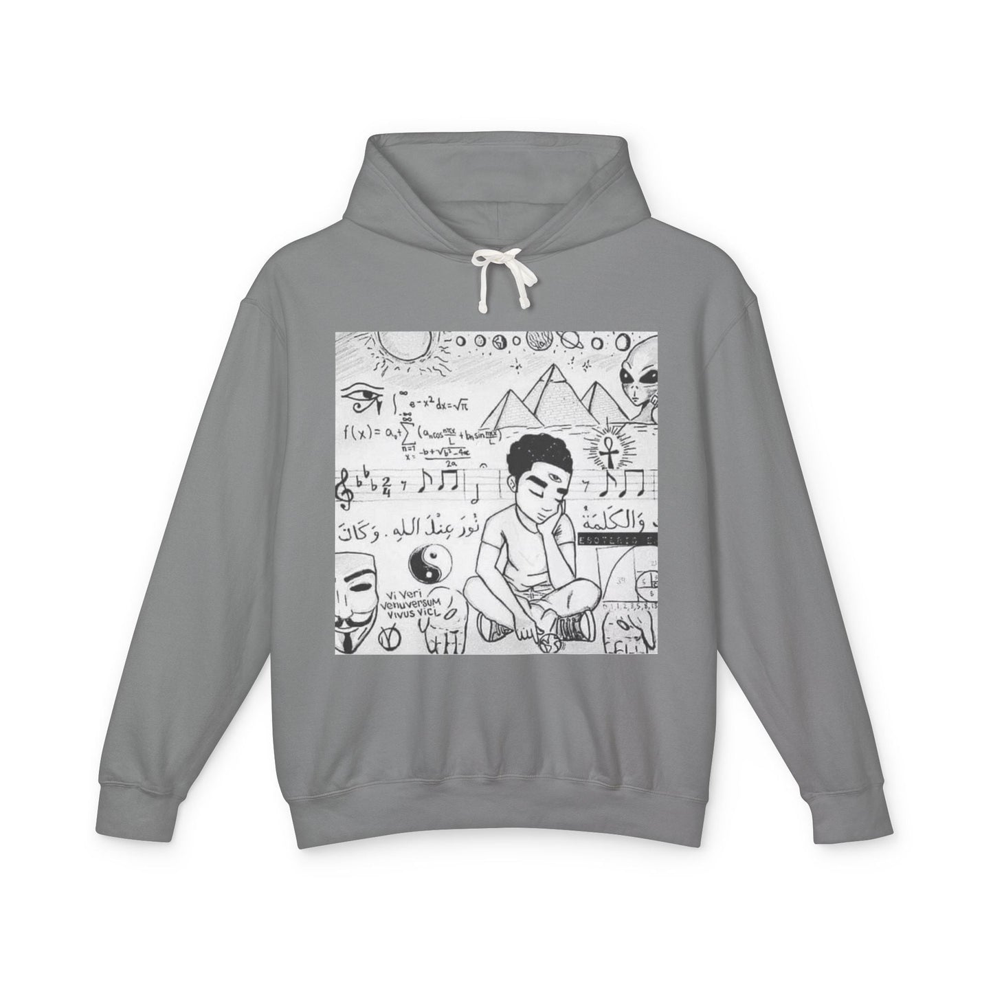 Unisex Lightweight Hooded Sweatshirt