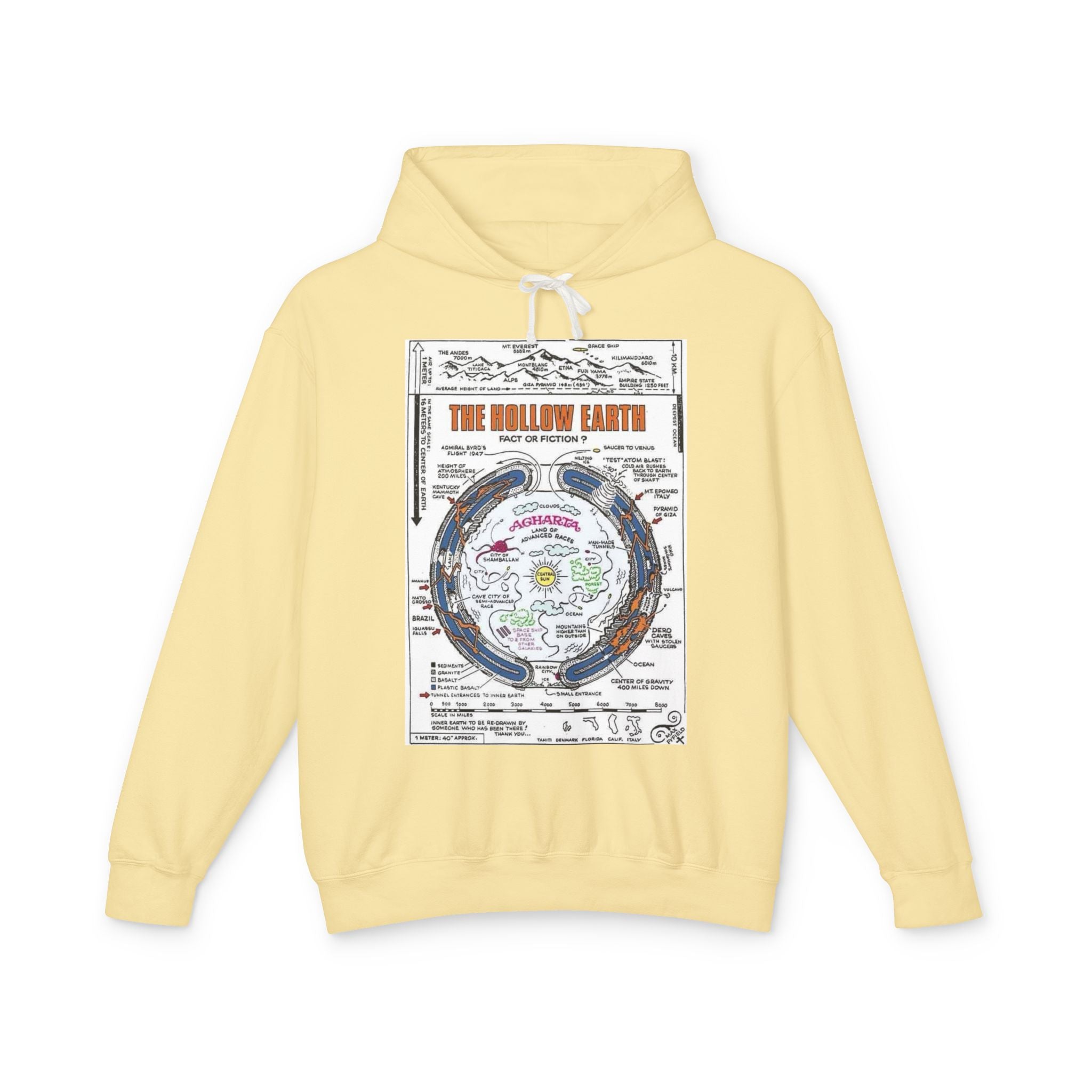 Unisex Lightweight Hooded Sweatshirt