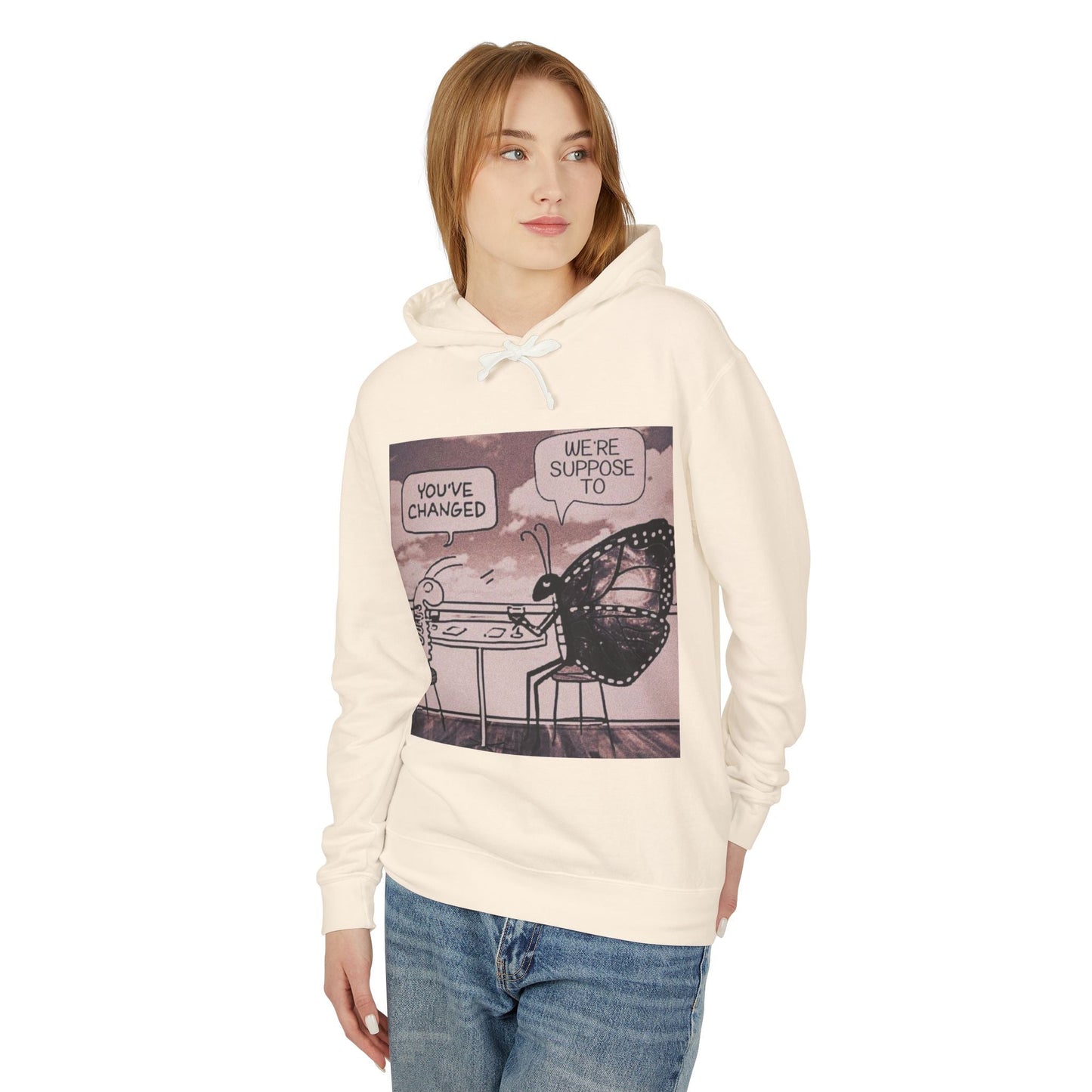 Unisex Lightweight Hooded Sweatshirt