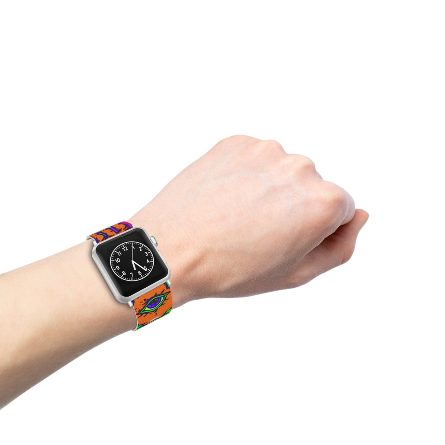 Vibrant Apple Watch Band, Colorful Accessories for Men & Women, Funky Wristband for Fitness, Gift for Him/Her, Festival Ready