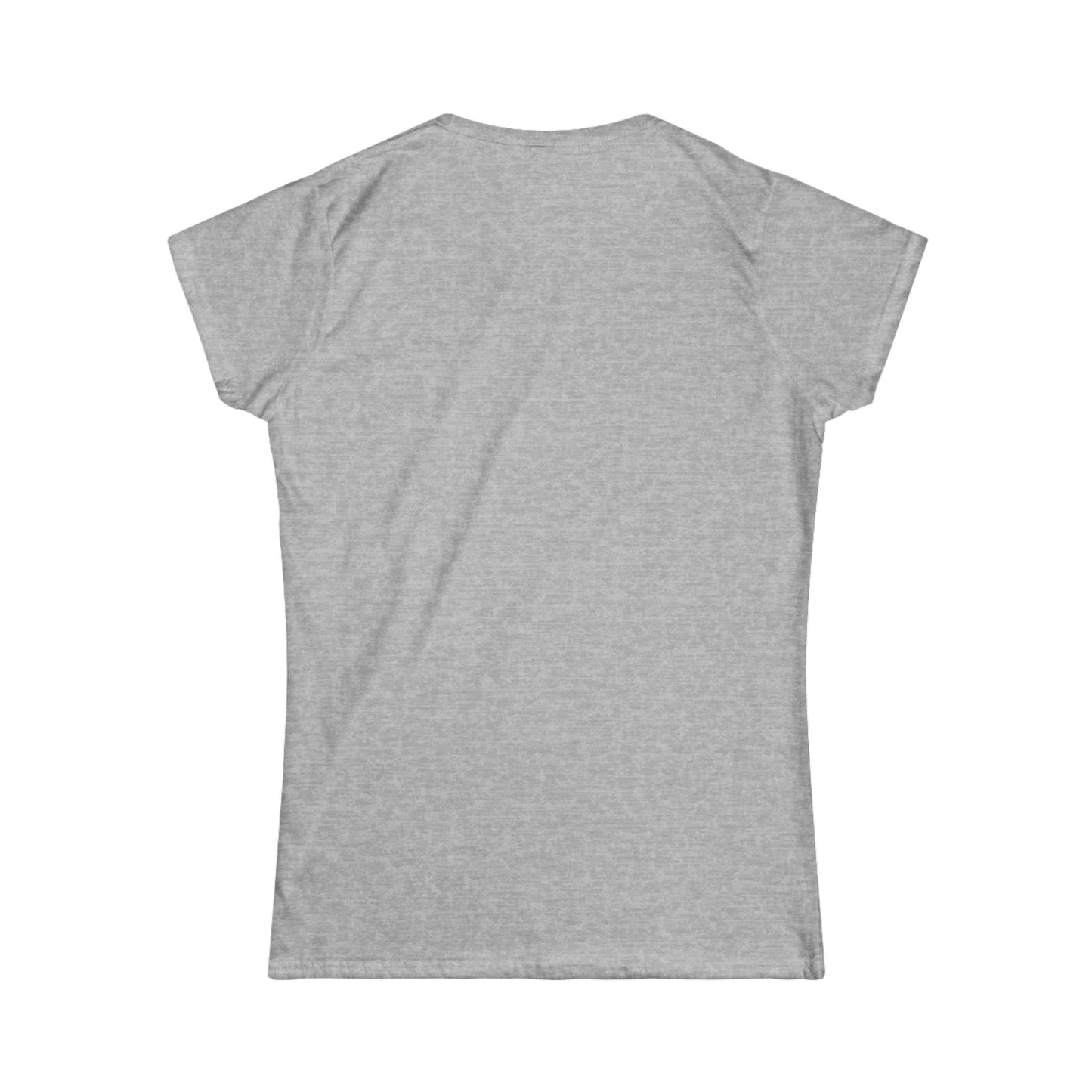Vibrant Skull & Hummingbird Women's Softstyle Tee