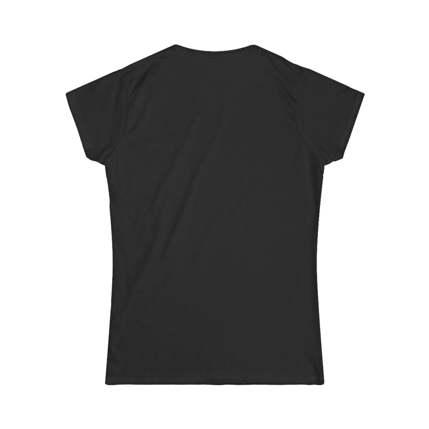 Vibrant Skull & Hummingbird Women's Softstyle Tee