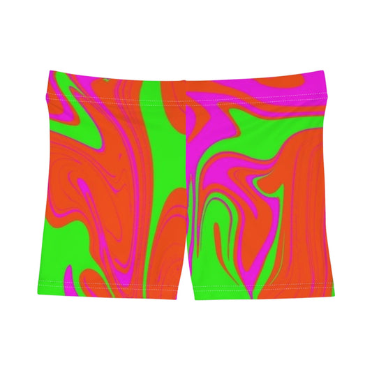 Vibrant Tie-Dye Women&#039;s Shorts - Perfect for Summer Fun & Festivals