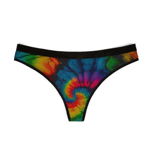 Vibrant Tie-Dye Women's Thongs for Colorful Comfort