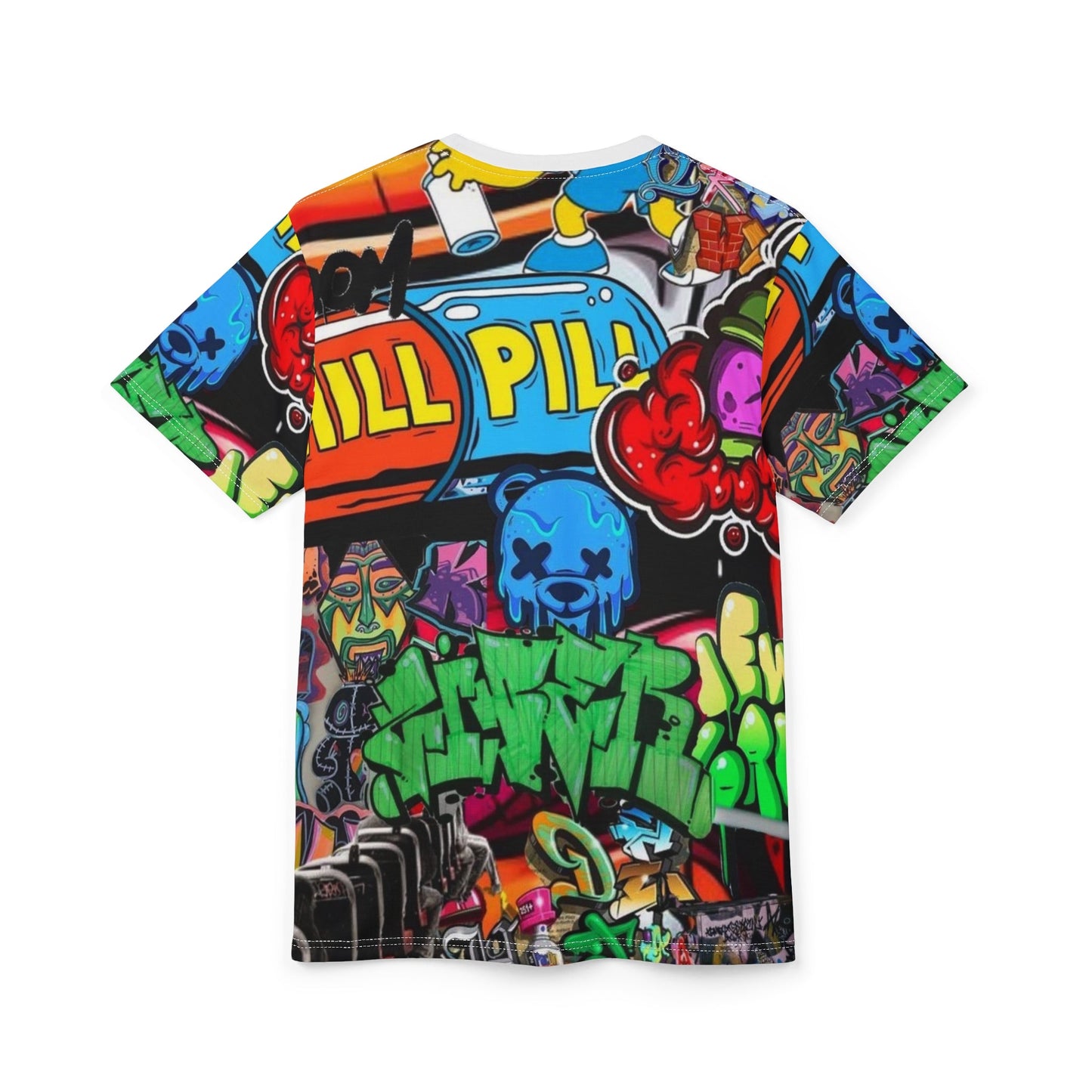 Vibrant Unisex Graffiti Tee - Street Art Inspired Fashion
