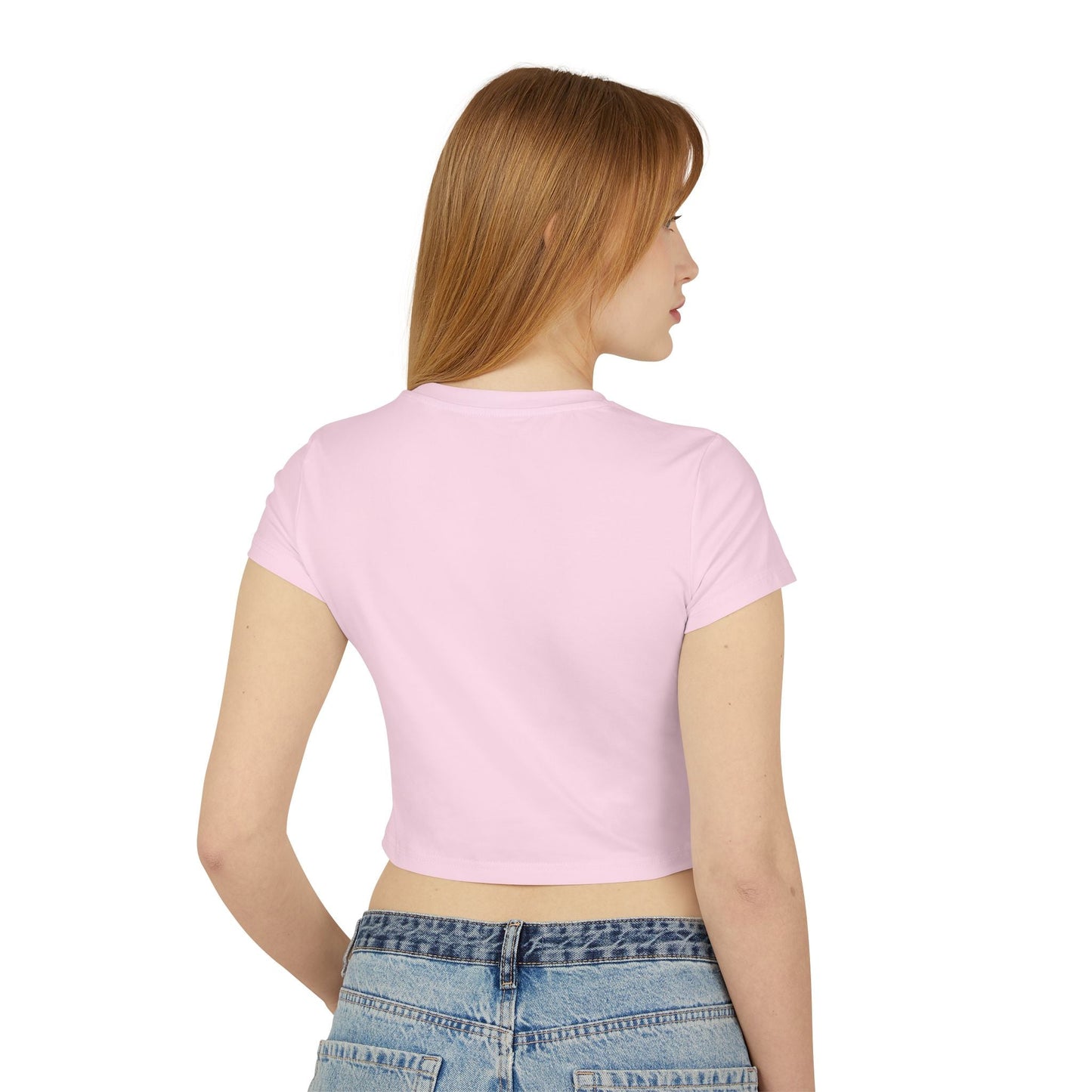 Women's Baby Tee with Floral Butterfly Design - Cute & Trendy Summer Top